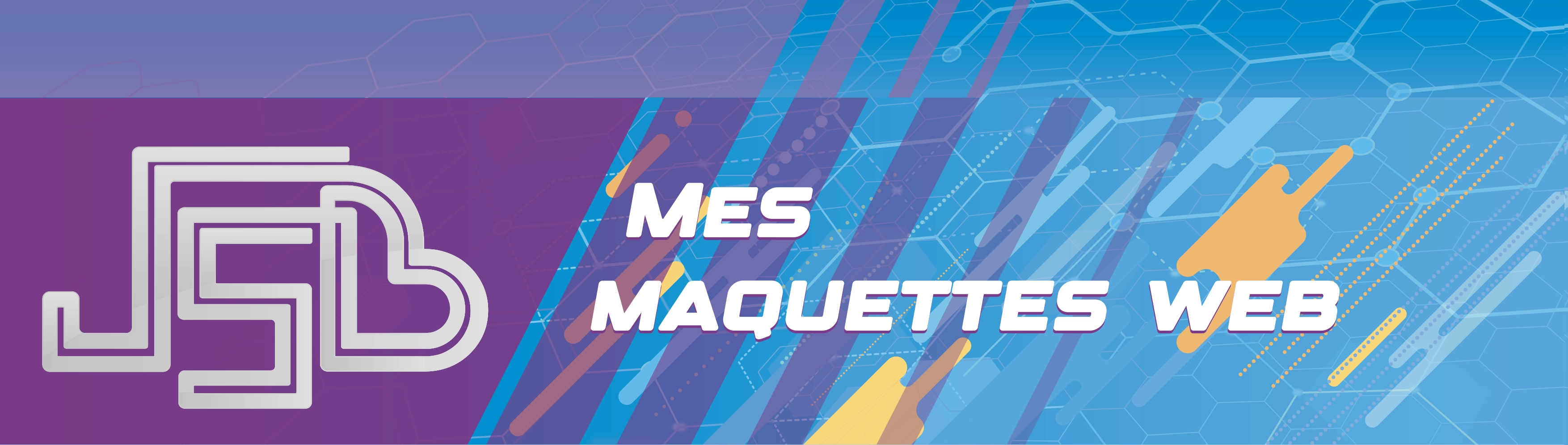 image du header en version desktop où il ya écrit maquette web